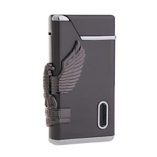 USD $ 4.59   Windproof Metal Oil Lighter With Green LED Light,