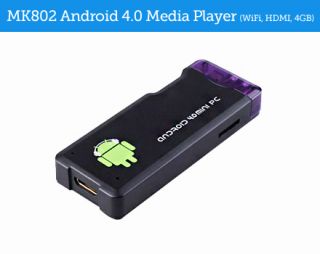 Review on MK802 Android 4.0 Media Player (WiFi, HDMI, 4GB) Deal