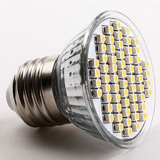e27 3528 SMD 60 lâmpada LED branco quente 150 180LM luz (230v, 3 3.5W