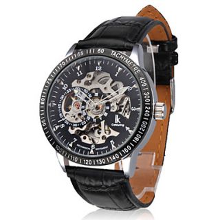 USD $ 18.99   Mens Stylish Mechanical Wrist Watch (Black),