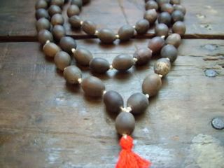 Vrindavan Lotus Seed (Kamal Gatta) Japa Mala 108 Beads Prayer Hindu