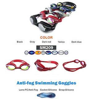 USD $ 12.69   Unisex SM209 Anti Fog Plating Swimming Goggles,