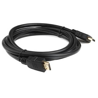 Câble HDMI Plaqué Or 1080p pour Xbox 360/PS3/HDTV/Projecteur (6ft
