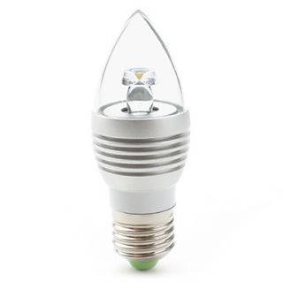 EUR € 9.10   e27 3w branco lâmpada da vela de led (85 265V 190lm