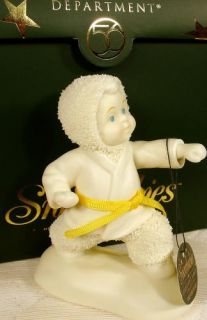 Snowbabies Dept 56 Karate Kid Belt Self Defense 69965