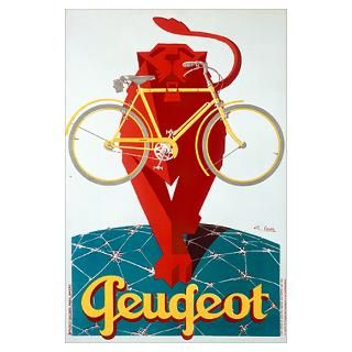 Wall Art > Posters > Peugeot Bicycle, Lion, Vintage
