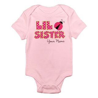 Babies Gifts  Babies Baby Clothing  Little Sister Ladybug Pink