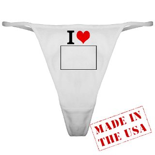 Love Gifts  Love Underwear & Panties  Customizable Love Classic