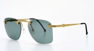 Matte Golden Rimless Design Sunglasses by Karl Lagerfeld M10K