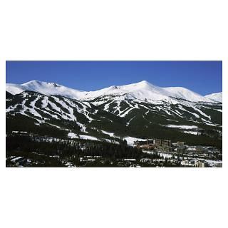 Wall Art  Posters  Ski resorts in front of a