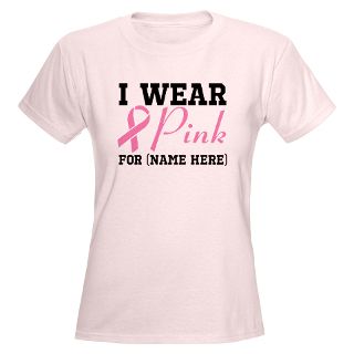 BCA2012 Gifts  BCA2012 T shirts  Personalize I Wear Pink T Shirt