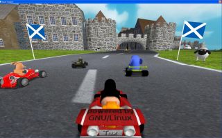 Super Tux Kart PC Racing Game in Mario Kart Style