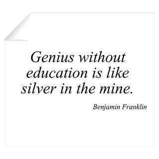 Benjamin Franklin quote 50 Wall Art Wall Decal