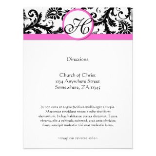 DIrection Cards  Require 5 x 7 size Inivitations Custom Announcements