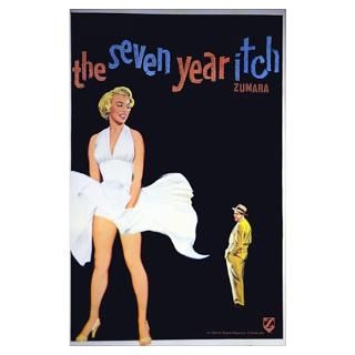 Wall Art  Posters  Marilyn Monroe Seven Year Itch 148 Poster