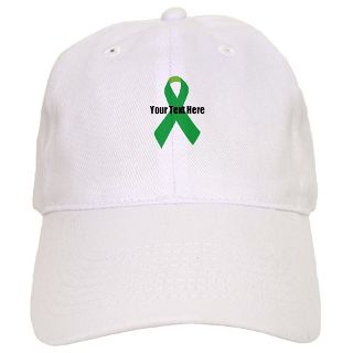 Awareness Gifts  Awareness Hats & Caps  green ribbon Baseball Cap