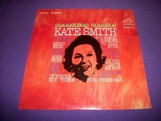 Kate Smith Something Special RARE SEALED Promo 12 Vinyl LP Record LSP