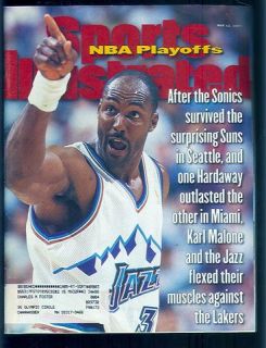 Sports Illustrated Karl Malone Utah Jazz Issues EX SKU 29068