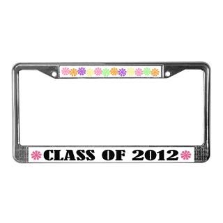 2012 Gifts  2012 Car Accessories  Class Of 2012 Flowered License