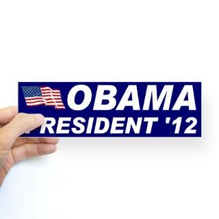 Barack Obama 2012 Bumper Bumper Sticker by barackpresident