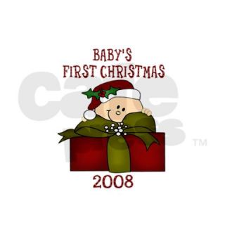 1St Christmas Seasonal  Babys First Christmas Ornament Dated 2008