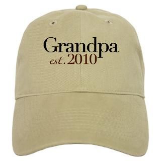 1St Fathers Day Hats & Caps  New Grandpa 2010 Baseball Cap