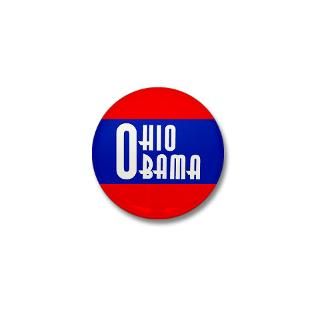 Ohio for Obama Mini Button for 2008  Ohio  50 State Political