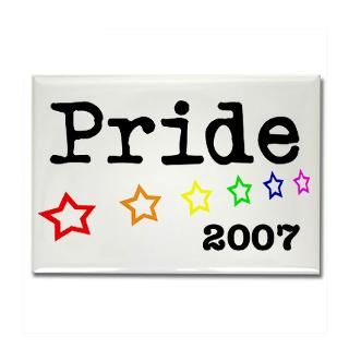 Pride 2007 Rectangle Magnet for $4.50