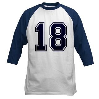 Long Sleeve Ts  NUMBER 18 FRONT Baseball Jersey