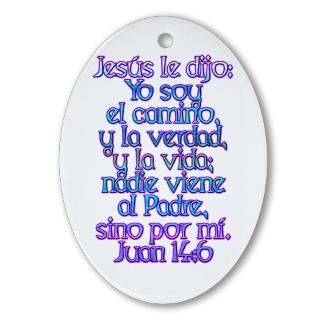 John 14:6 Spanish Christmas Ornament > Christmas Ornaments