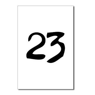 The Number 23 Postcards (Package of 8) for $9.50