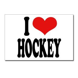 Love Hockey Postcards (Package of 8) for $9.50