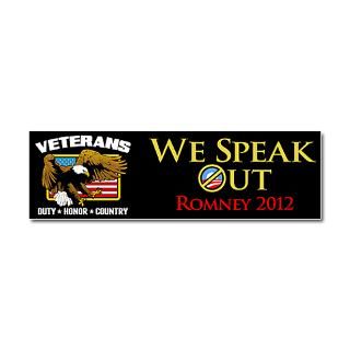 Vets Speak Out Car Magnet 10 x 3 > Veterans Speak Out > Special
