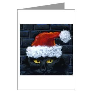Greeting Cards > Kitty Claws Secret Santa Greeting Cards (Pk of 10
