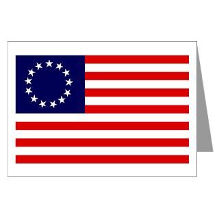 Patriotic Blank Greeting Cards (6)  Betsy Ross Flag