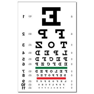 Mirror image eye chart  Traditional eye charts  Cascadilla Press