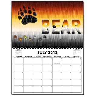 13 BEAR PRIDE FLAG DESIGNS Oversized 2013 Wall Calendar by bear_pride