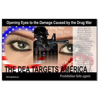 The DEA Targets America Poster (11x17)  Drug WarRant  Drug WarRant