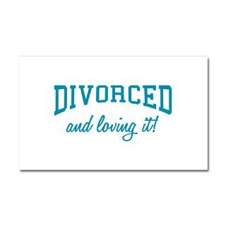Dating Car Accessories  Divorced And Loving It Car Magnet 12 x 20