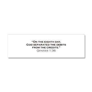 Accountant Gifts  Accountant Wall Decals  Debits / Genesis 42x14