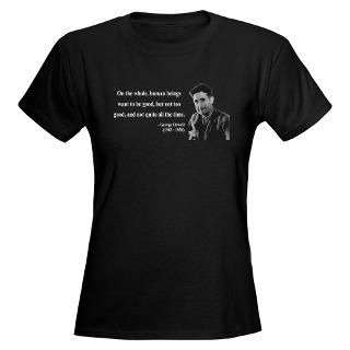 shirts > George Orwell 15 Womens Dark T Shirt