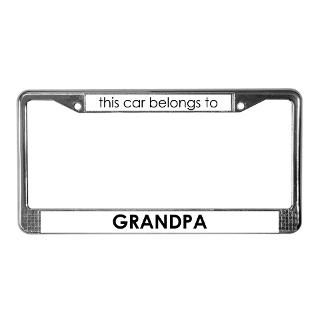 Grandpas License Plate Frame for $15.00