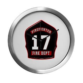 Firefighter Clock  Buy Firefighter Clocks