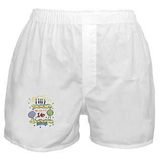 16 Gifts  16 Underwear & Panties  Sweet 16 Birthday Boxer Shorts