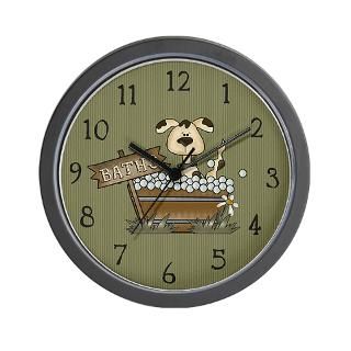 Bath Time Wall Clock for $18.00