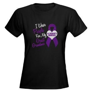 Wear Purple For My Great Grandma 18 (AD) T Shirt by awarenessgifts