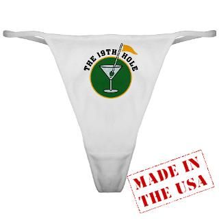 19 Gifts  19 Underwear & Panties  19th Hole golf Classic Thong