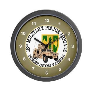 18th MP Desert Storm Veteran Wall Clock for $18.00