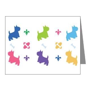 Gifts  Baby Note Cards  Westie Designer Note Cards (Pk of 20
