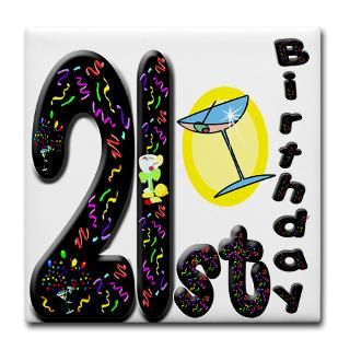 21 Birthday Drink Coasters  Buy 21 Birthday Beverage Coasters